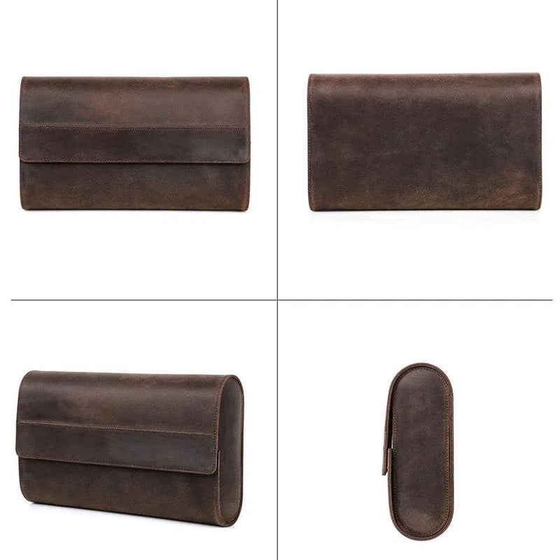 ROLL EN CUIR 6/8 MONTRES,- VINTAGE