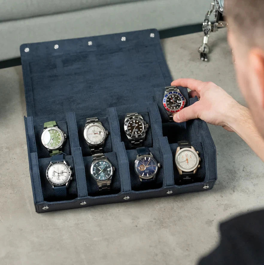 ÉTUI 6 MONTRES - HEXAGONAL